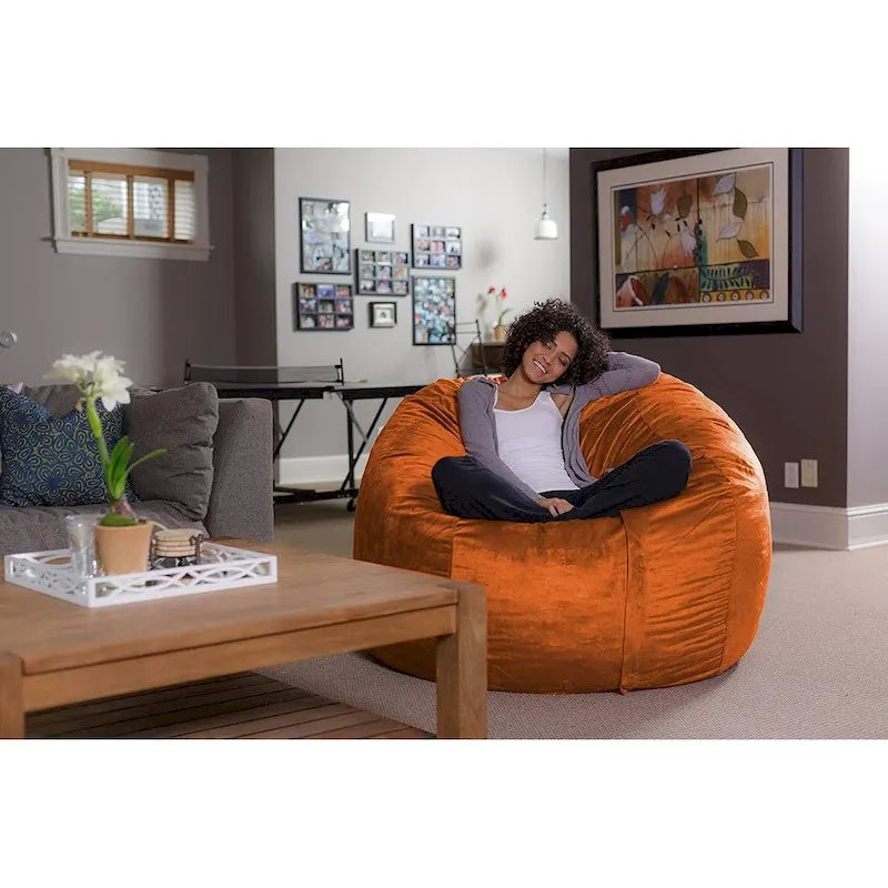 5-foot Bean Bag Chair Large Memory Foam Bean Bag