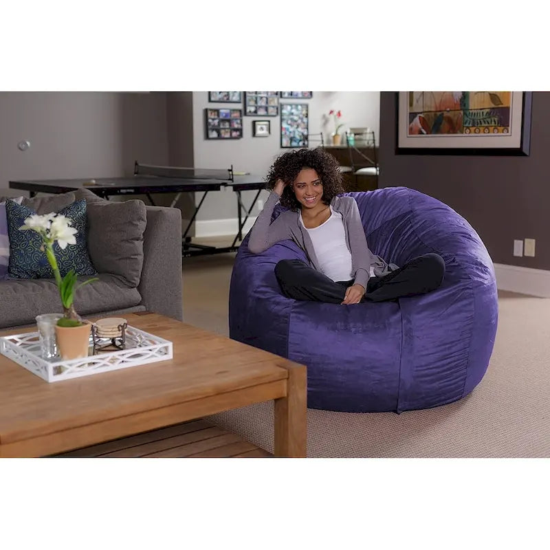 5-foot Bean Bag Chair Large Memory Foam Bean Bag