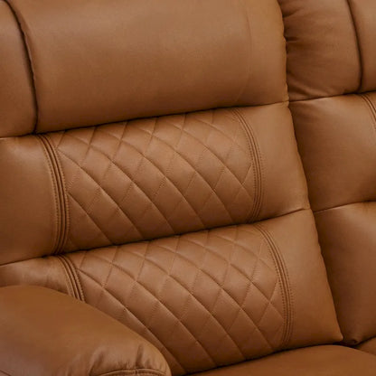 MCombo Electric Power Loveseat Recliner, Power Reclining Sofa with Heat and Vibration, USB Ports, Cup Holders PR622