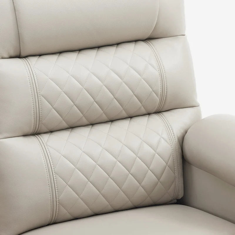 MCombo Electric Power Loveseat Recliner, Power Reclining Sofa with Heat and Vibration, USB Ports, Cup Holders PR622