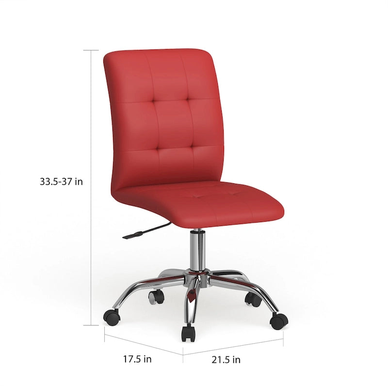 Prim Armless Mid Back Office Chair