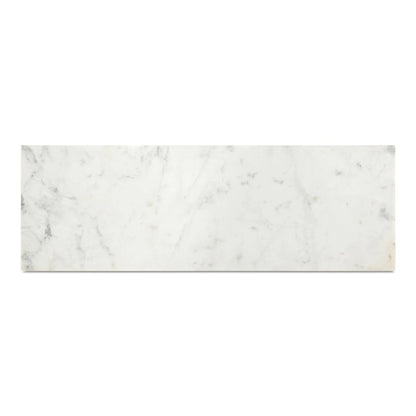 Aurelle Home Pariso Modern White Marble-Top Console Table - 42 W x 30 H x 14 D