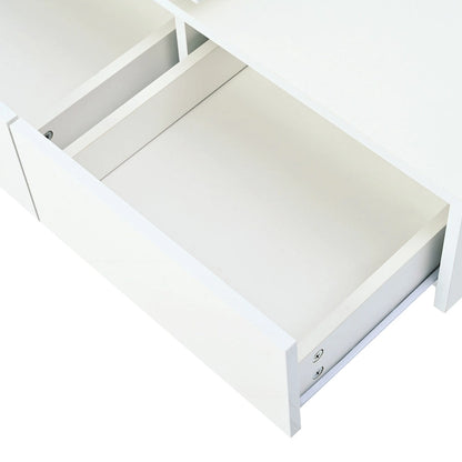 Square Wood Coffee Table with High Gloss finish