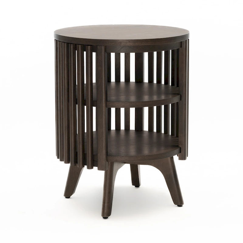 Studio London Sierra End Table with Storage and Round Side Table