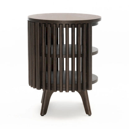 Studio London Sierra End Table with Storage and Round Side Table