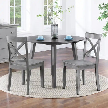 Antique X Back Wood Cross Back Dining Chairs