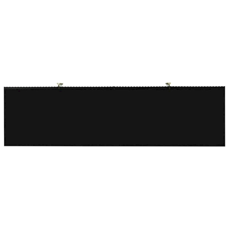 4-door Sideboard Buffet Cabinet with Gold Metal Handle - 60L x 15.2W x 31.5H