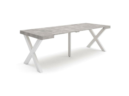 Extendable console table 220cm, seats 10, solid wood legs