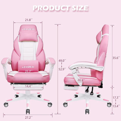 BOSSIN Racing Style Gaming Chair,300 lbs Big and Tall gamer chair High Back Computer Chair