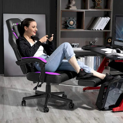 BOSSIN Racing Style Gaming Chair,300 lbs Big and Tall gamer chair High Back Computer Chair
