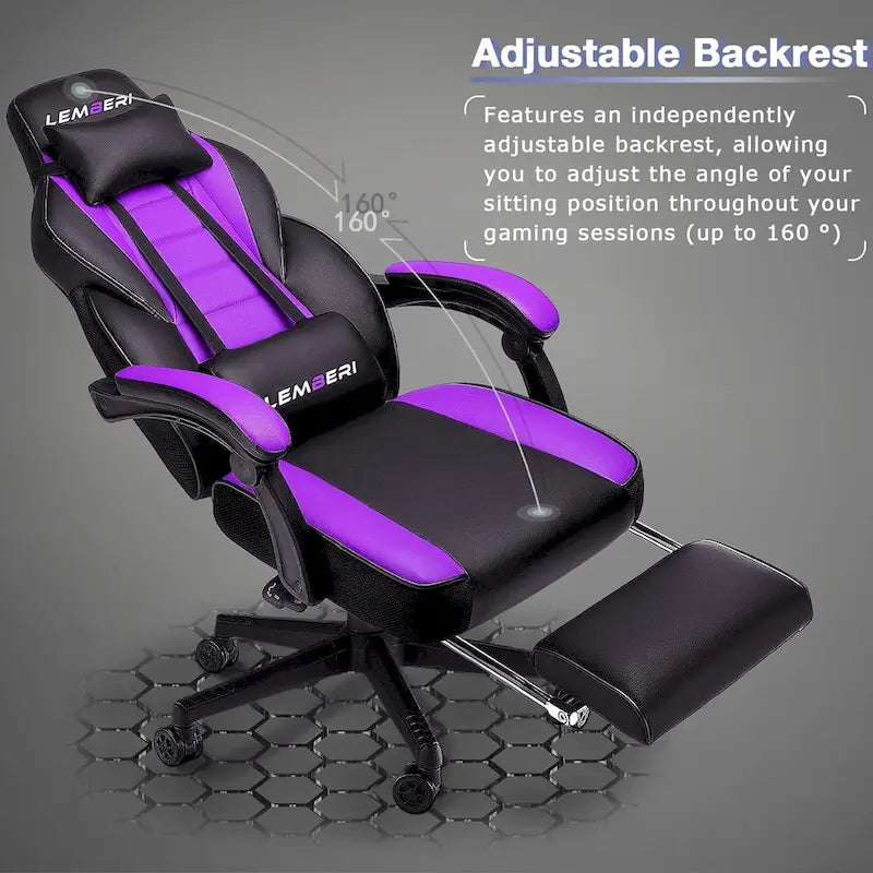 BOSSIN Racing Style Gaming Chair,300 lbs Big and Tall gamer chair High Back Computer Chair