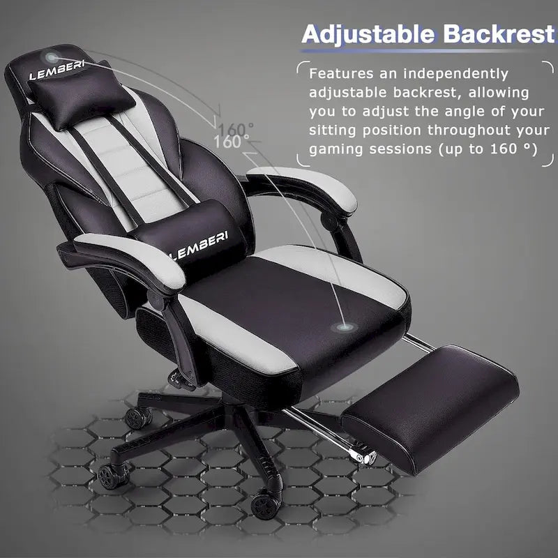 BOSSIN Racing Style Gaming Chair,300 lbs Big and Tall gamer chair High Back Computer Chair