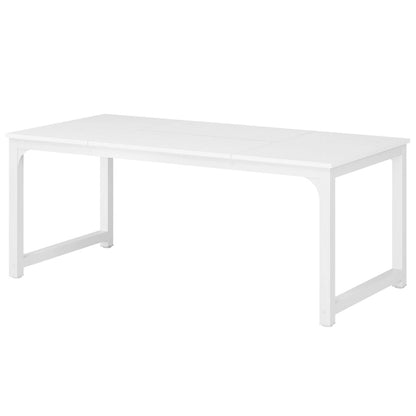 71 Modern Dining Table for 6-8, Kitchen Table for Dining Room - 70.87 L x 31.50 W x 29.53 H