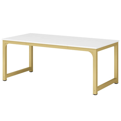 71 Modern Dining Table for 6-8, Kitchen Table for Dining Room - 70.87 L x 31.50 W x 29.53 H