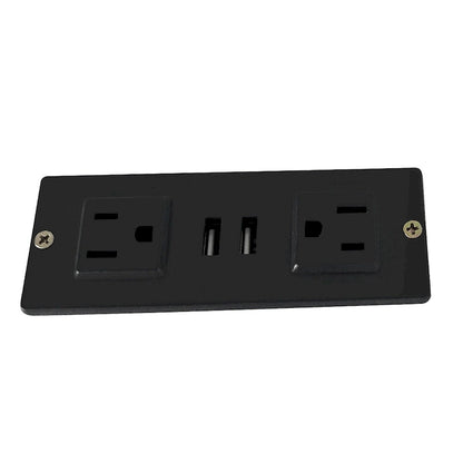 Modern L-Shaped Corner Bed Frame with Drawer, Bookcase, LED Downlight and USB Port