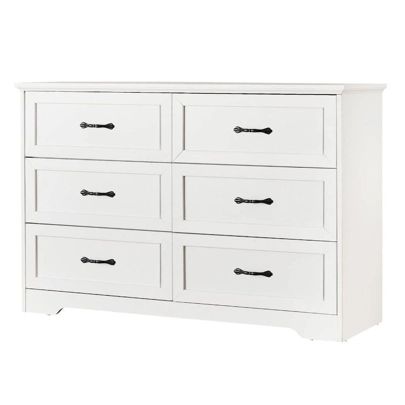Large Capacity 6 Drawers Dresser, Cabinet for Bedroom