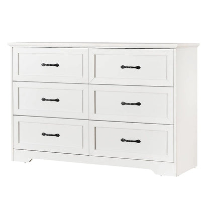 Large Capacity 6 Drawers Dresser, Cabinet for Bedroom
