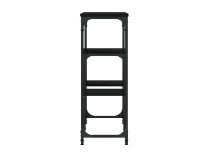 Black console table, 89.5x28x76 cm, engineered wood