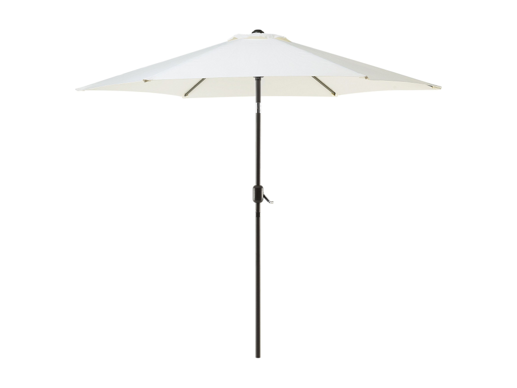 Light beige garden parasol ⌀ 270 cm Varese