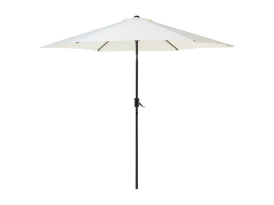 Light beige garden parasol ⌀ 270 cm Varese