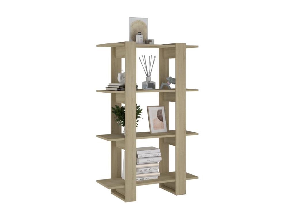 Bookshelf - Room Divider Oak 80x30x123.5