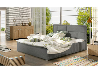 XL Bed 200x200 / Fabric - Grey
