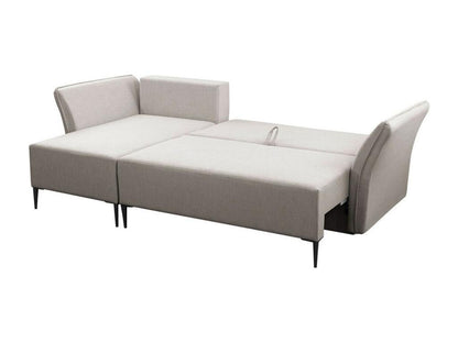 Corner sofa 146 Green Sleeping function Bed box 247x142x96cm