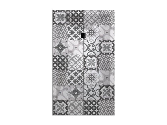 BN Hydraulic shower tray with smooth 3D finish and colored grid - 190x90 cm