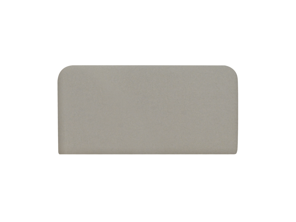 Grey upholstered headboard 150x80cm -