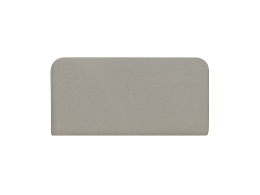 Grey upholstered headboard 150x80cm -