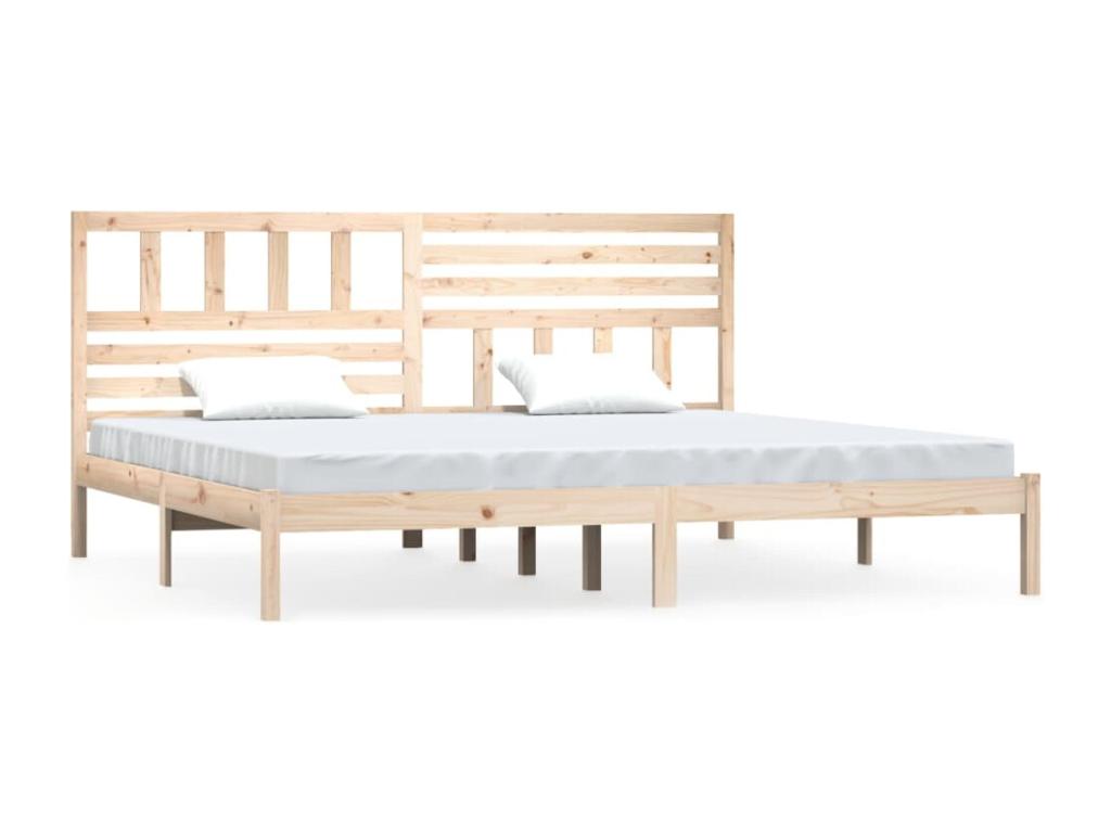 Solid pine wood bed frame 180x200 cm Super