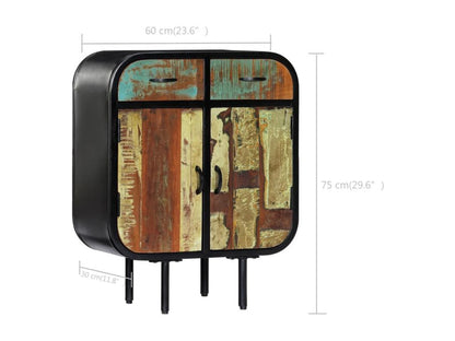 Buffet 60x30x75 cm Solid reclaimed wood