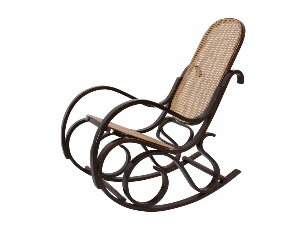 Brown rocking chair 55x96x90 cm