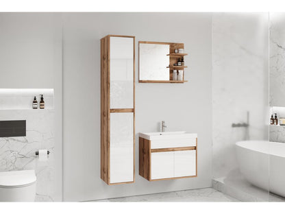 Bathroom set - with vanity unit / Glossy white -