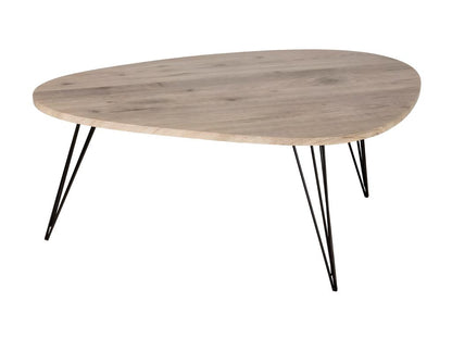 Industrial Coffee Table 112cm Brown