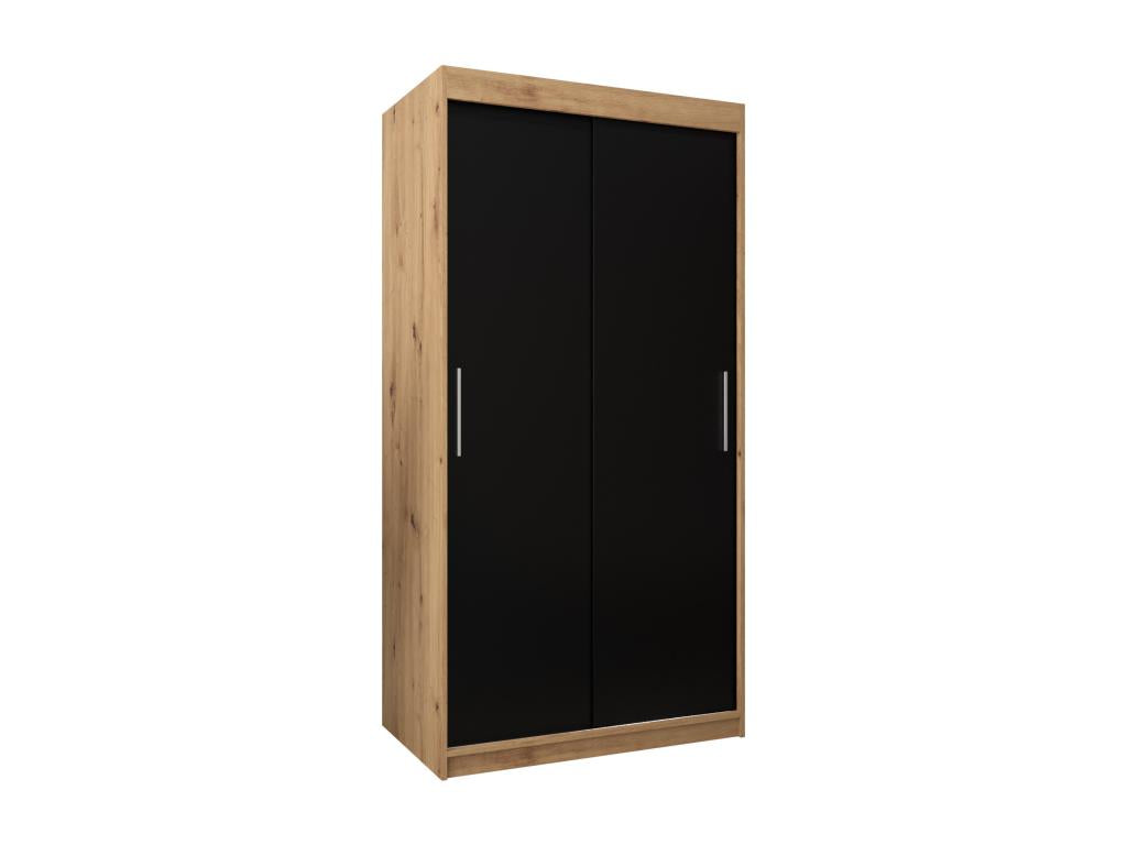 Sliding Door Wardrobe 200/100/62 2 Doors / Black