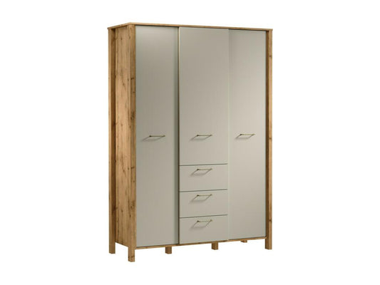 Wardrobe 113 Beige - Oak 199x138x53cm