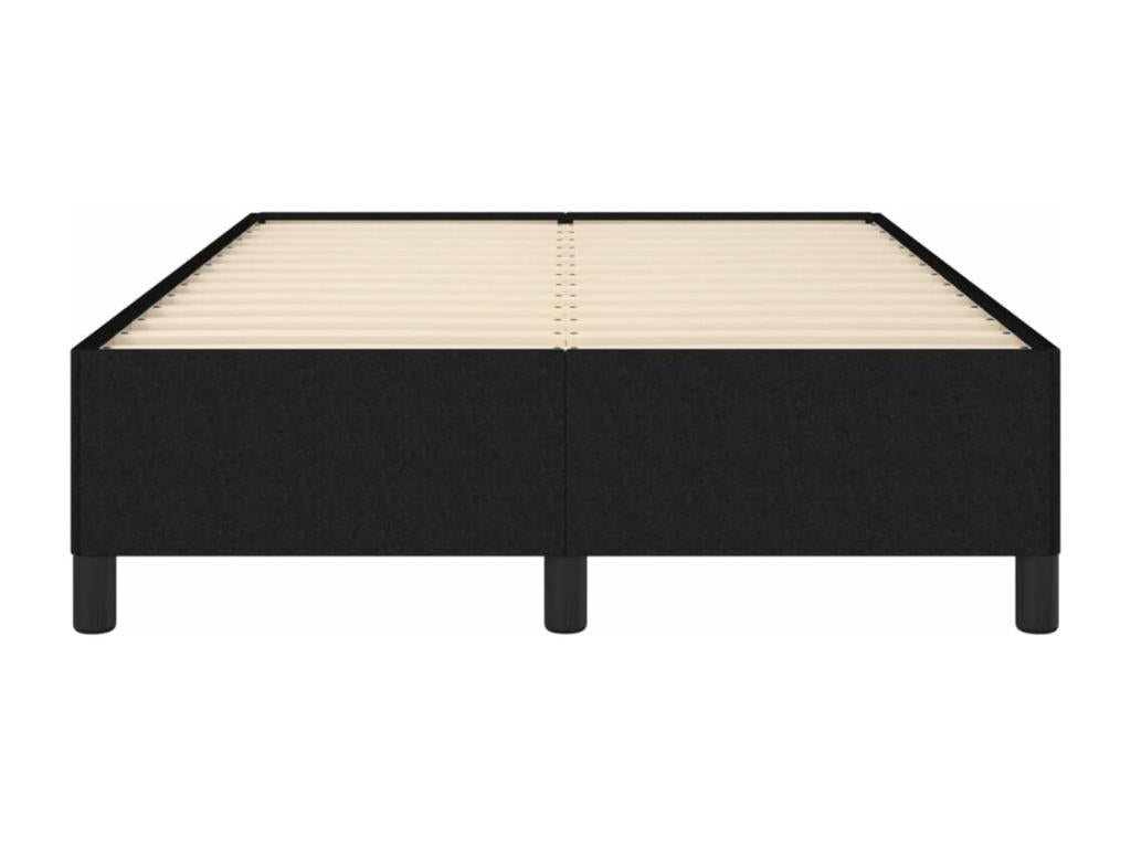 Black bed frame 120x190 fabric