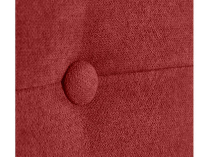 Fabric Headboard with Buttons 105x50cm Beds 105 - Red