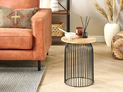 Brown/Black Side Table
