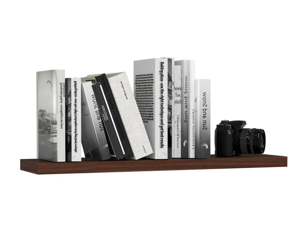 PS4 Wenge Wall Shelf 80 cm Wenge color 1 shelf 80x20x3.2 cm