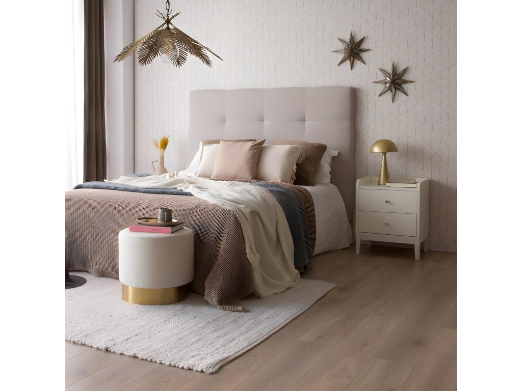 White wood-effect bedside table 50x60