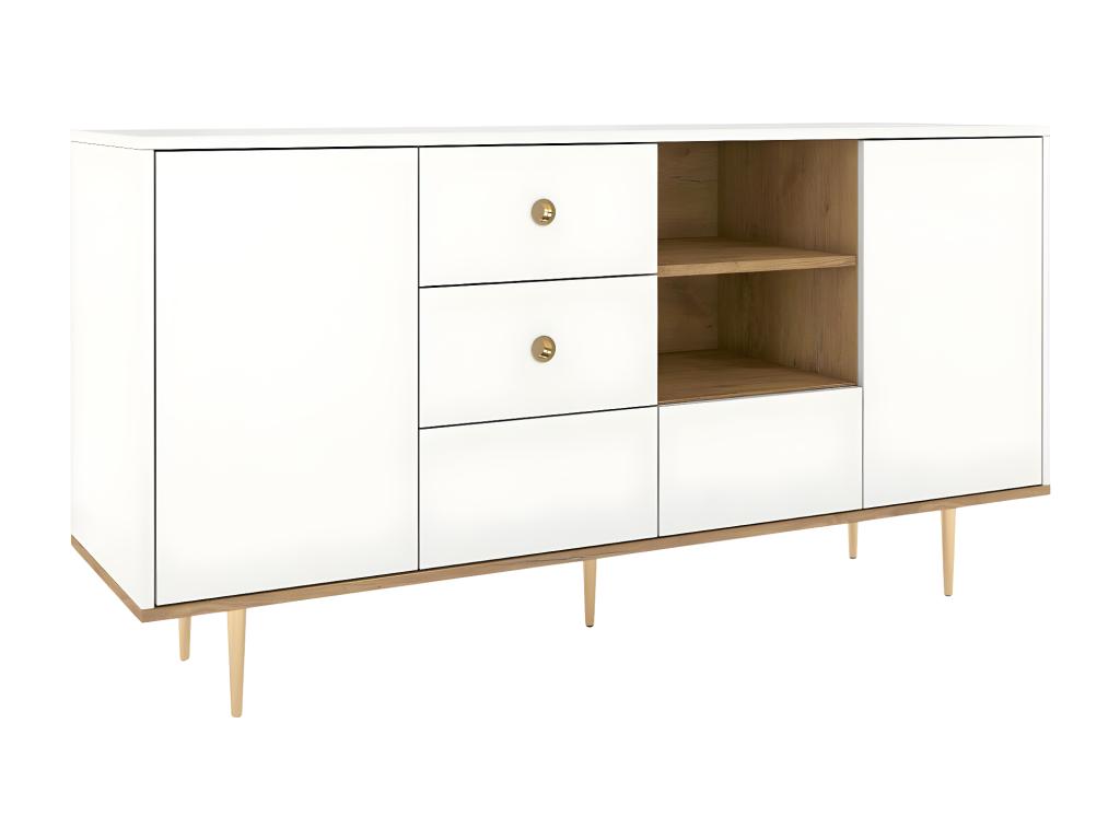 Modern white sideboard / 160 cm