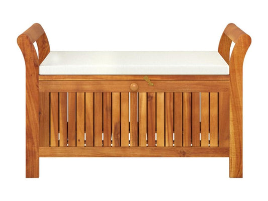 Garden bench, brown wood furniture, 91x50x60 cm, 02 0011810