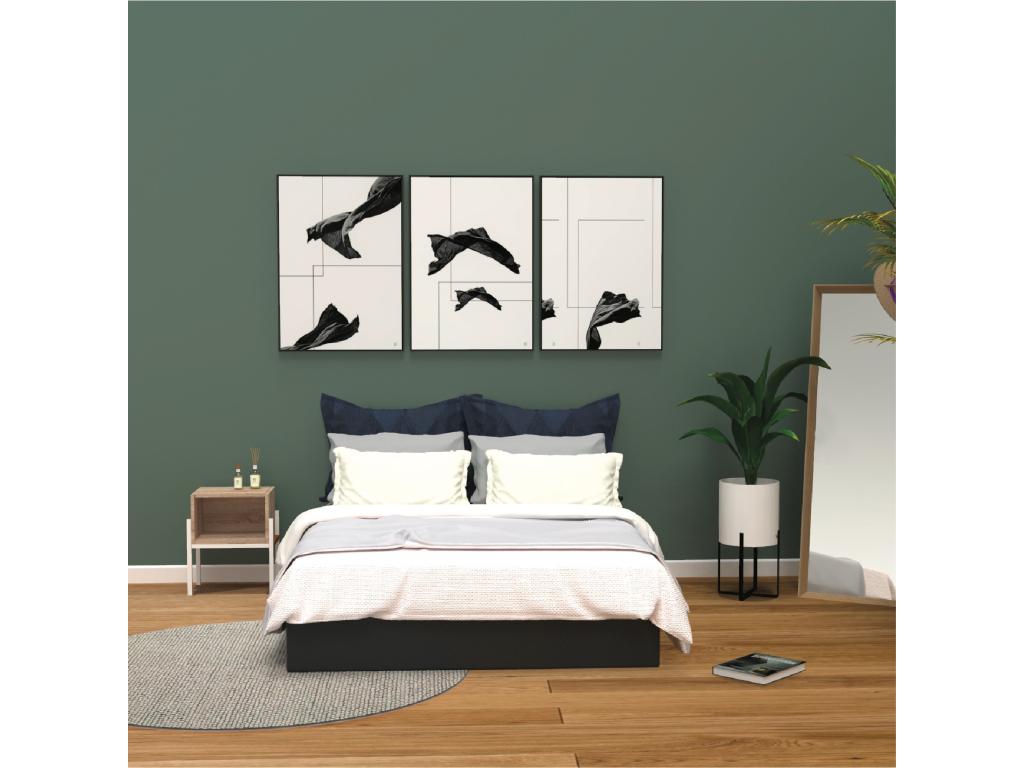 Storage bed 140x190cm without mattress