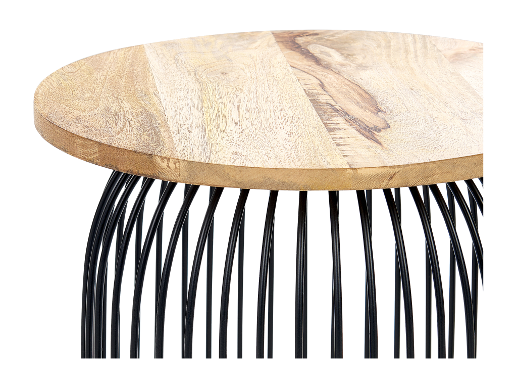 Brown/Black Side Table