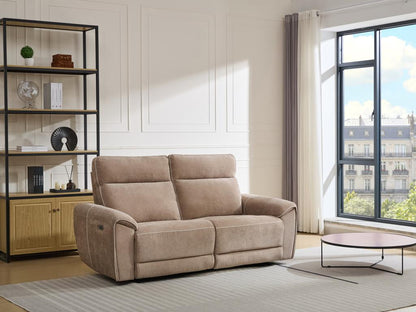 3-seater electric sofa in fabric