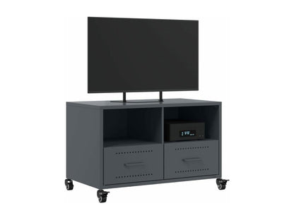 Anthracite TV stand, 68x39x43.5 cm, steel