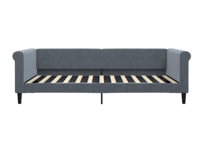 Daybed with pull-out bed, dark grey, 100x200 cm, mattress not included