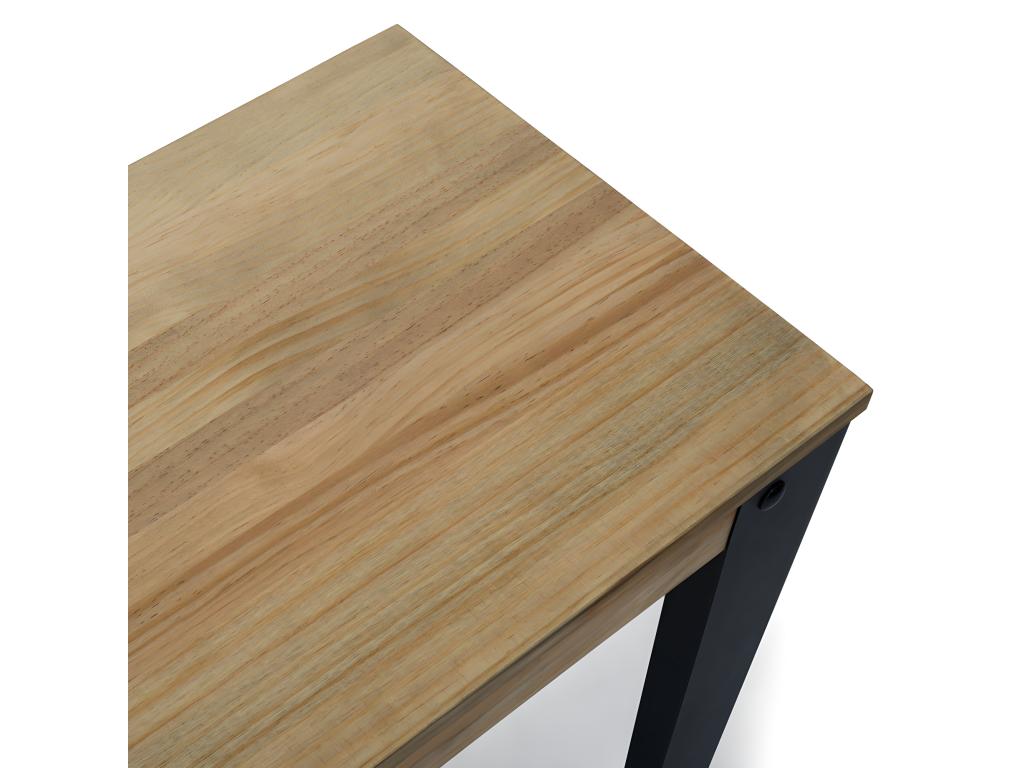 Standing Table 40x120x110cm Anthracite - Aged Furniture